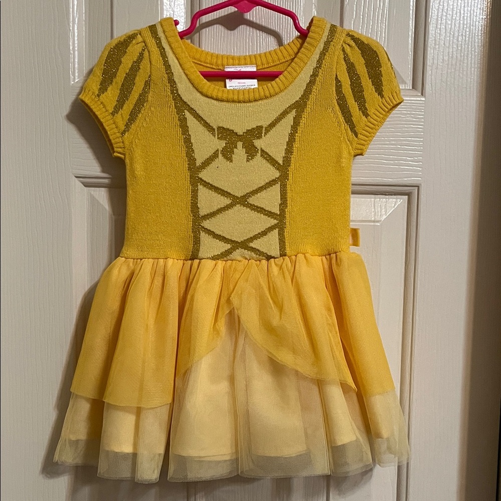 Toddler Girl Dressup Belle Disney Beauty & the Beast Daily/Halloween Costume 2T